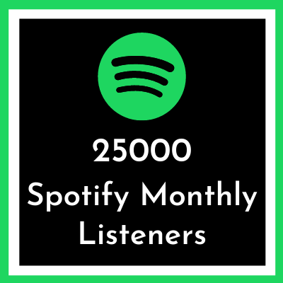 Buy 25000 spotify monthly listeners