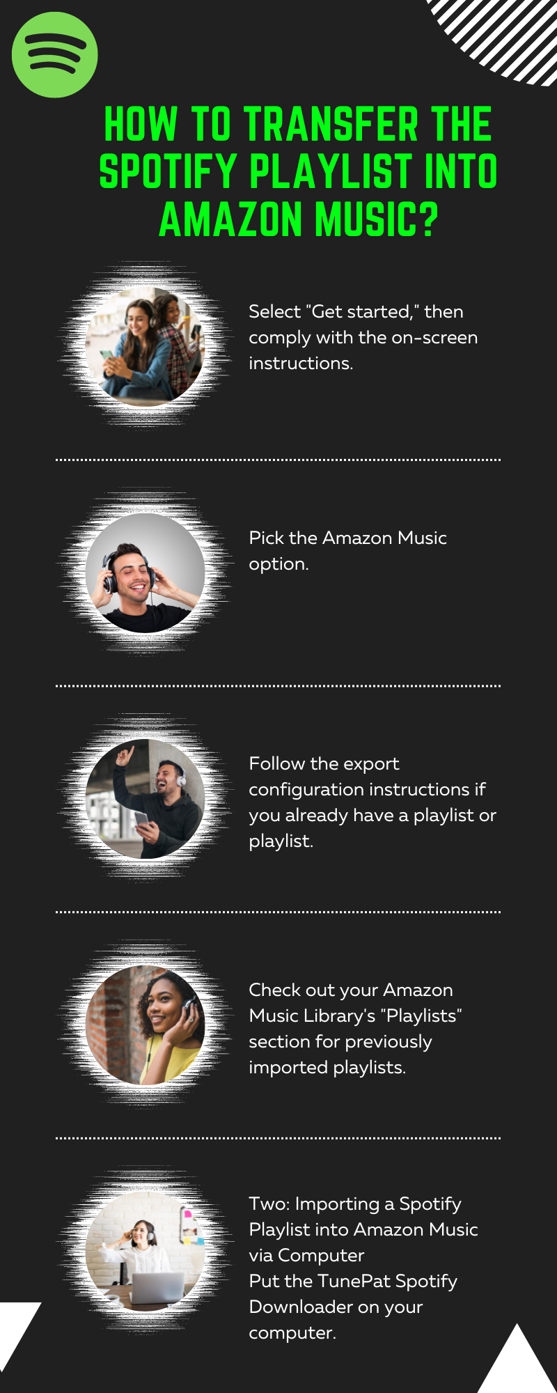 Change your Spotify Playlist to Amazon Music