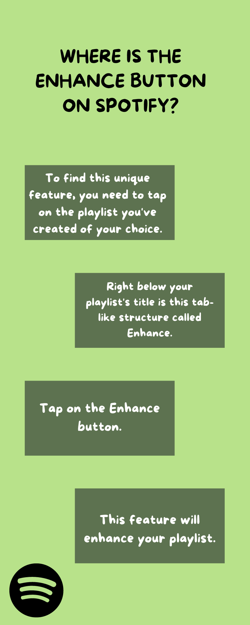 Enhance Button Feature On Spotify
